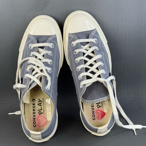 CdG PLAY x Converse Women's AllStar Peek-A-Boo Low-Top Sneakers size 8 - Picture 6 of 8